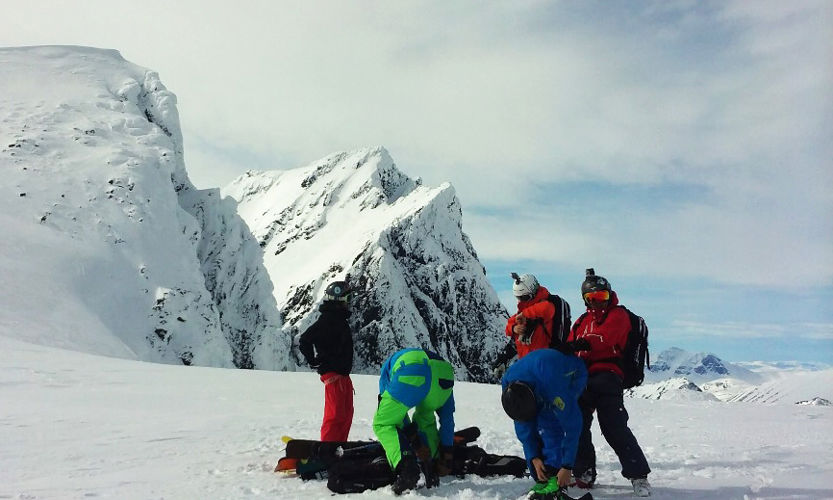 Heliskiing - Švédsko