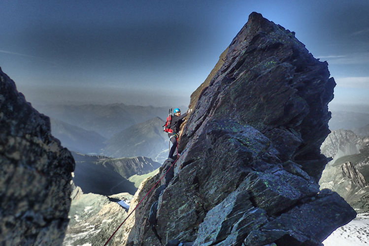 Výstup na Grossglockner hřebenem Stüdlgrat