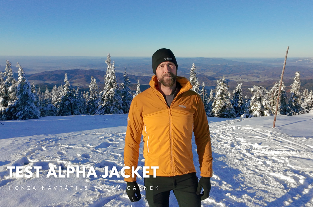 Recenze na testování bundy  ALPHA JACKET  - Honza Navrátil a Tomáš Garnek