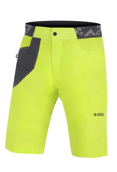 Fotogalerie Pánské lezecké kraťasy CAMPUS SHORTS lime/anthracite