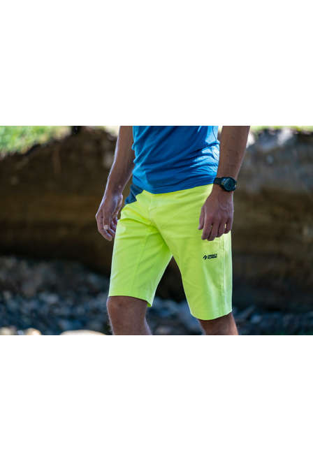 Fotogalerie Pánské lezecké kraťasy CAMPUS SHORTS lime/anthracite